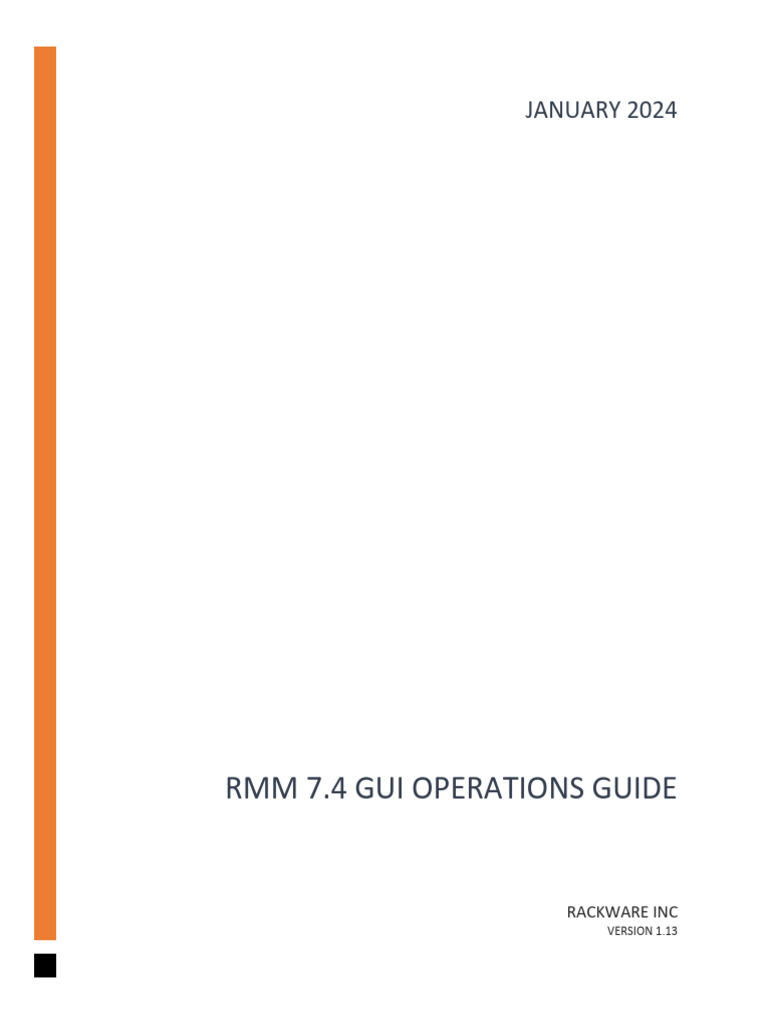 RMM 7.4 GUI Operations Guide v1.13 | PDF | Cloud Computing | Virtual ...