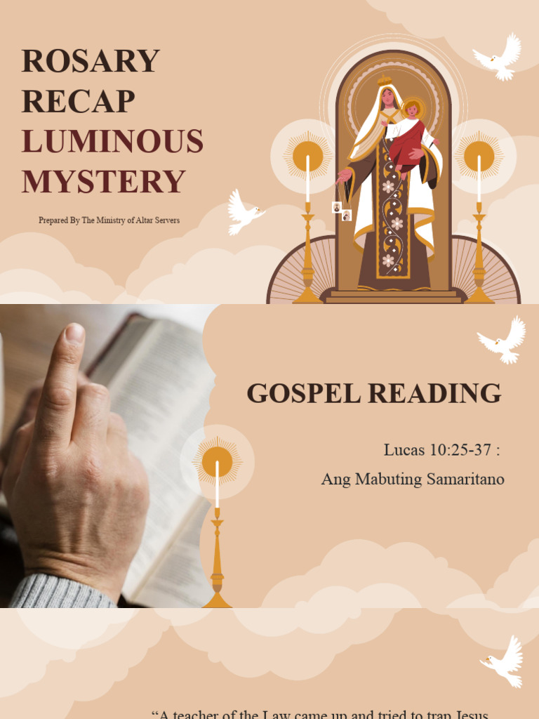 Joyful Mysteries of the Rosary | PDF | Rosary | Catholic Liturgy