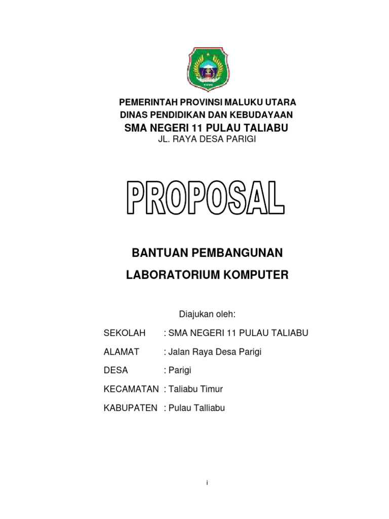Proposal Lab Komputer | PDF | Bisnis | Ilmu Sosial