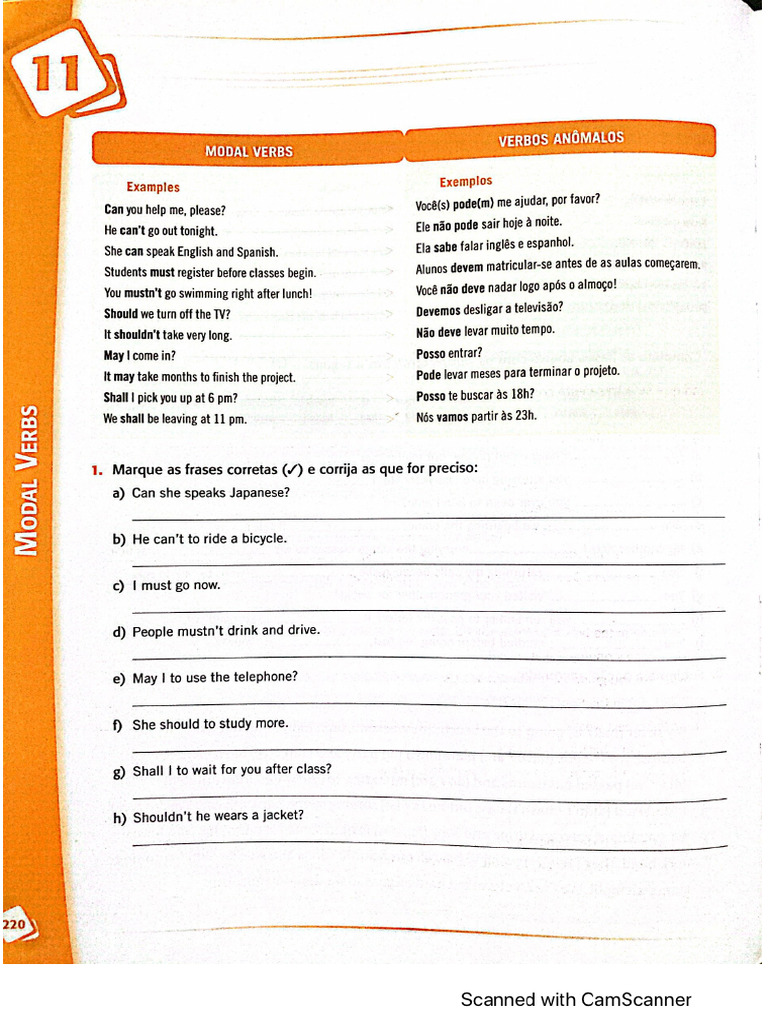 Modal Verbs Pdf