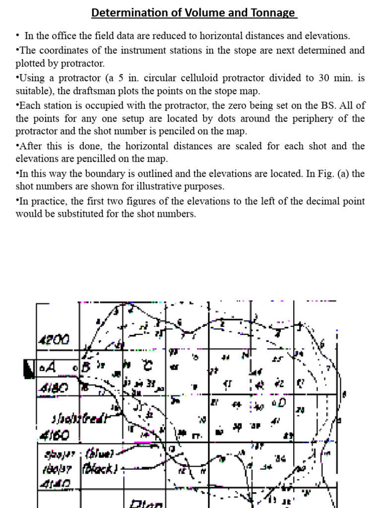 Volume and Tonnage Calculation Methods | PDF | Surveying
