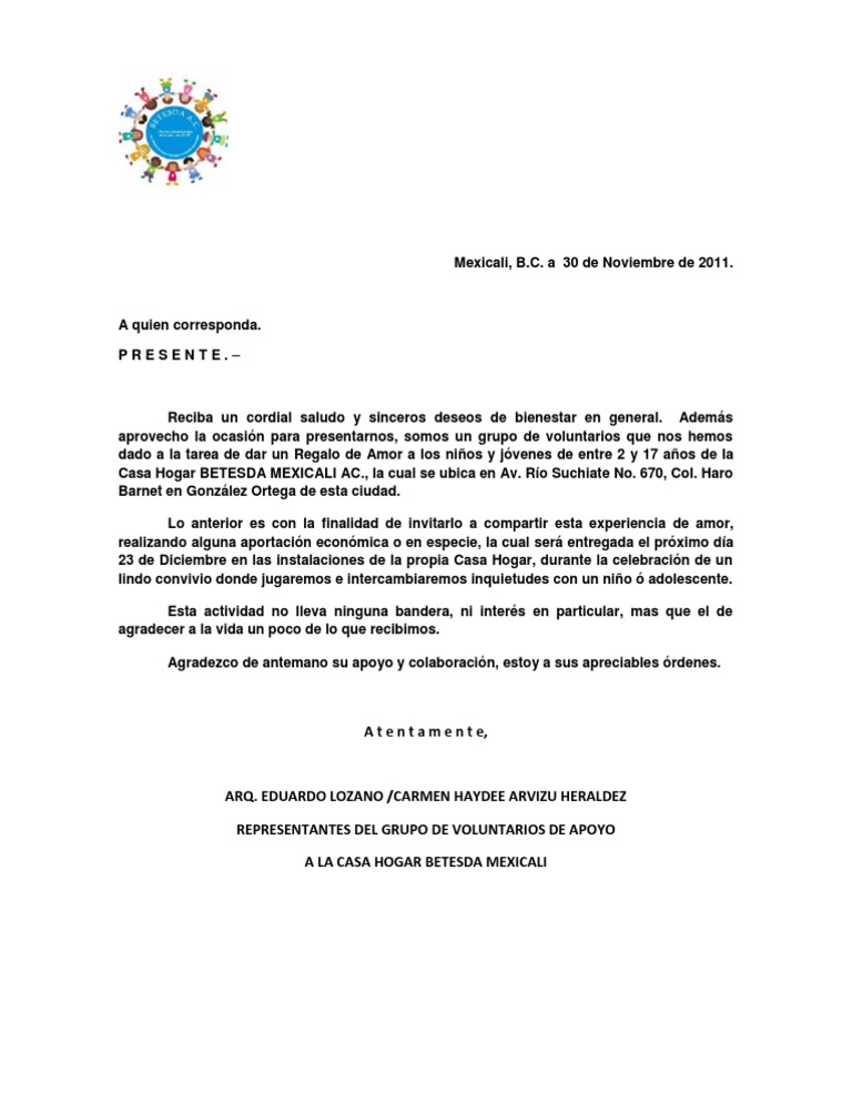 Solicitud De Apoyo A Empresas Pdf