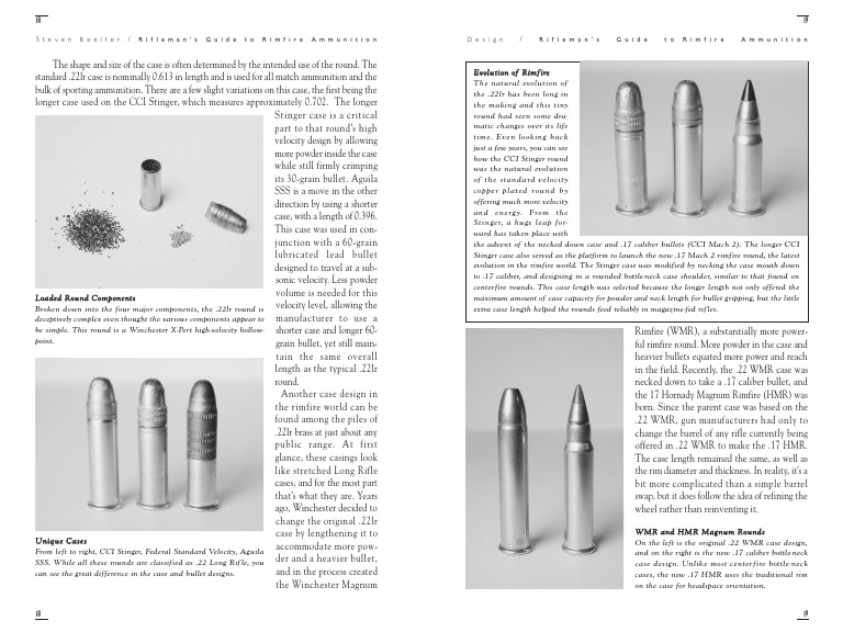 Guide to Rimfire Cartridge Designs | PDF | Pistol And Rifle Cartridges ...