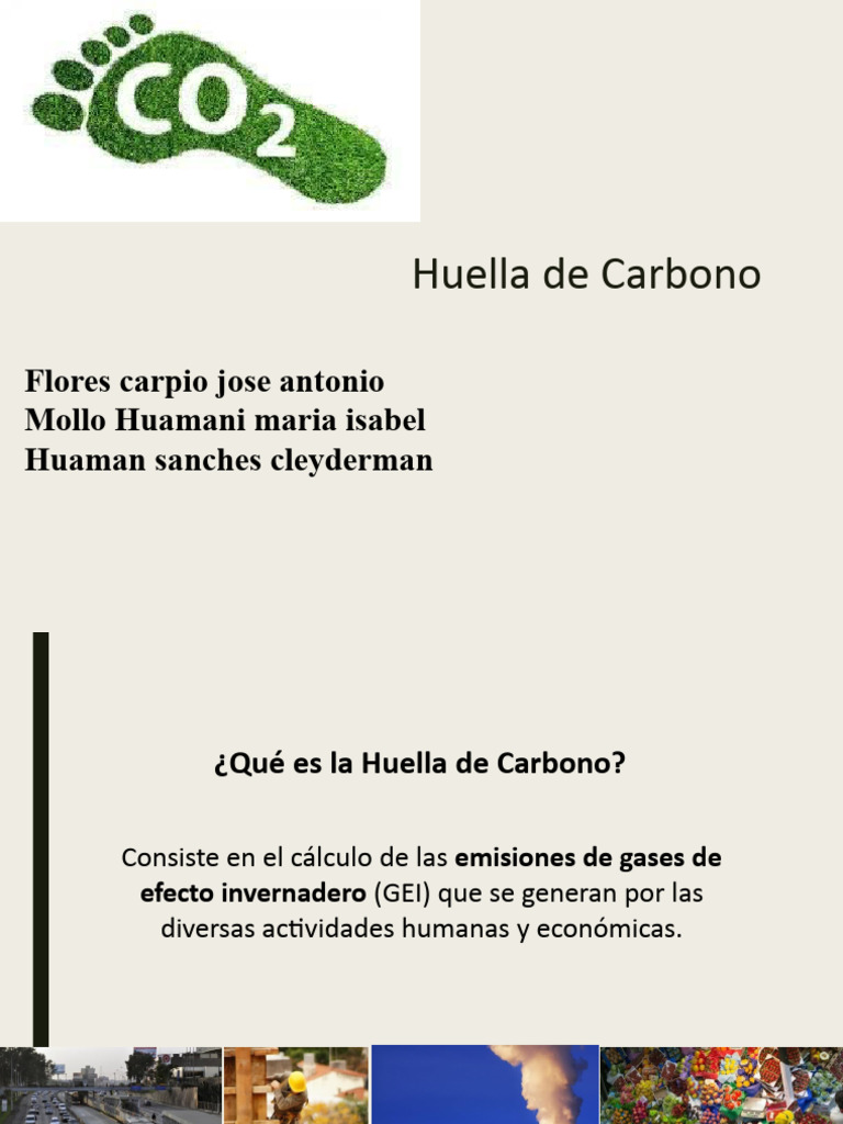 Huella Del Carbono | PDF | Huella de carbono | Gases de efecto invernadero