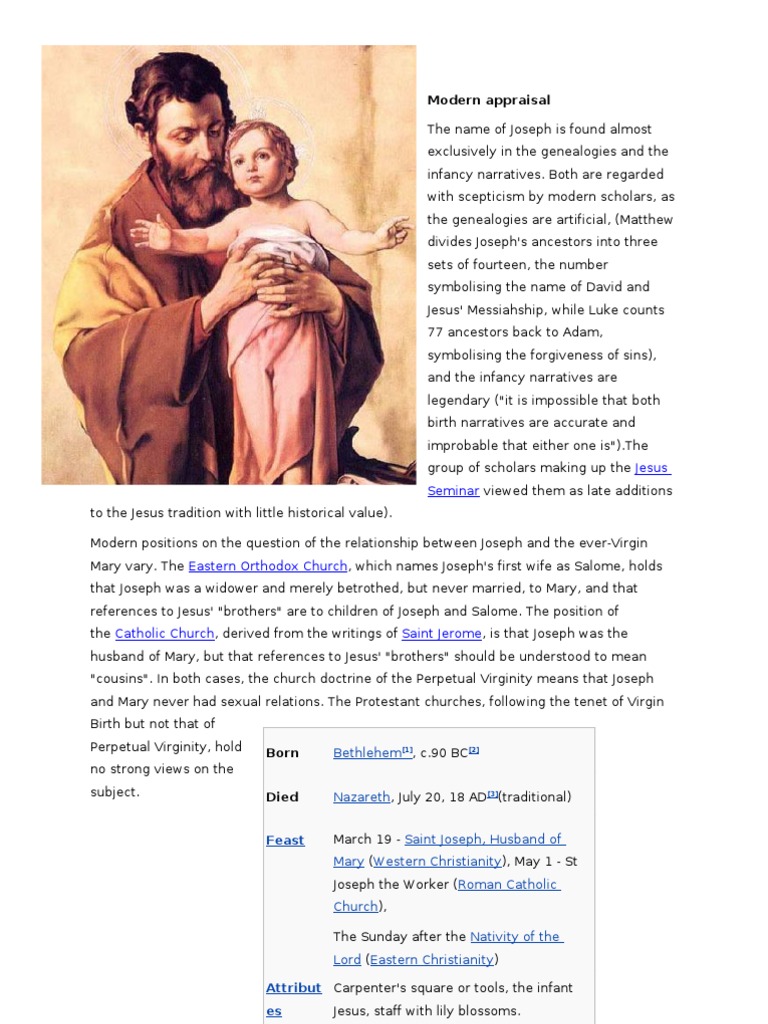 Joseph: Historical Perspectives and Beliefs | PDF