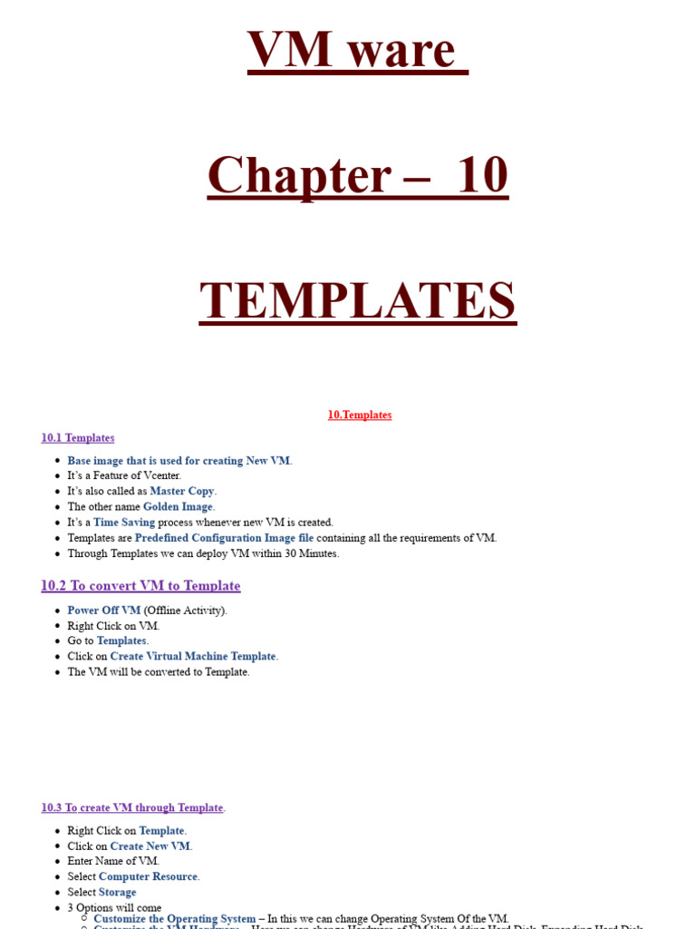 VM Ware V Centre | PDF | Computers