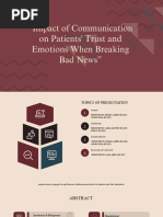 SPIKES Framework for Breaking Bad News | PDF | Palliative Care ...
