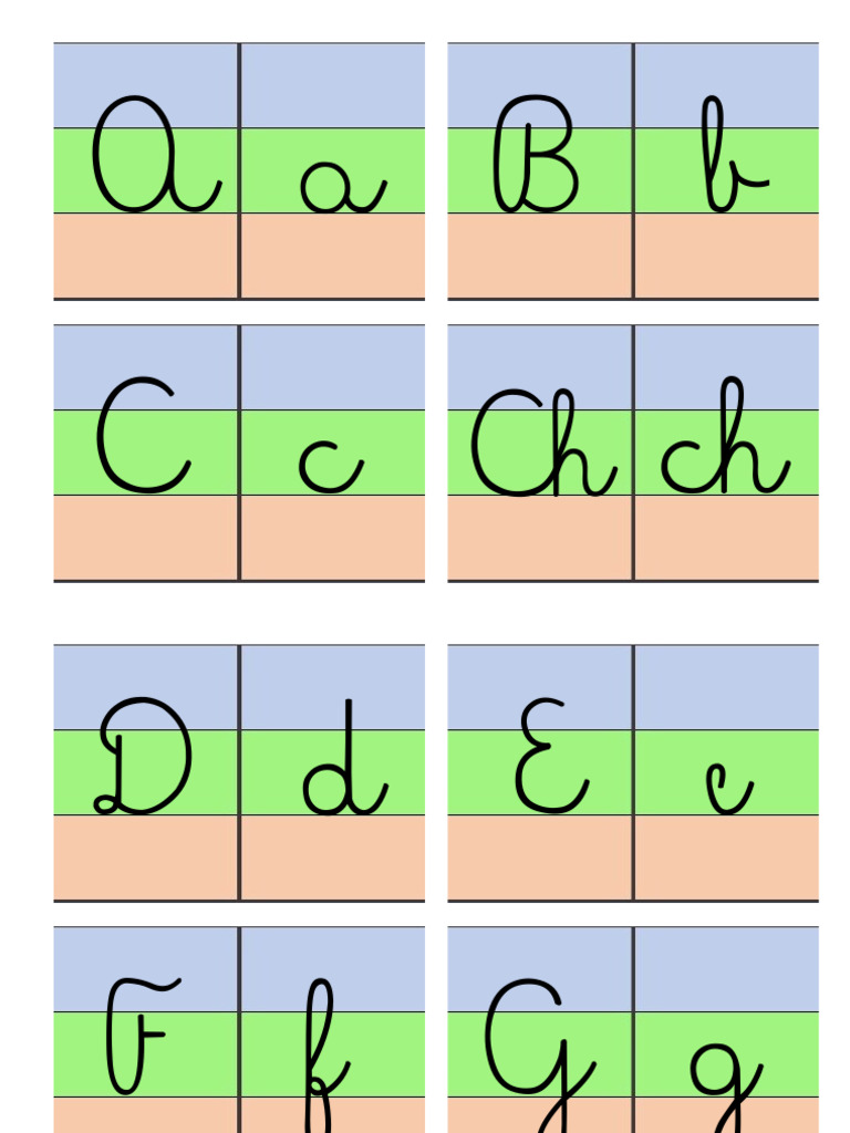 Alphabet Letter Variations Guide | PDF