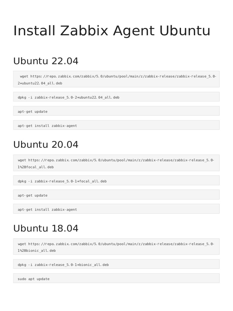 Install zabbix agent ubuntu download free pdf sudo utility software