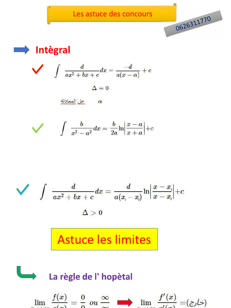 Astuce Math de Concours | PDF