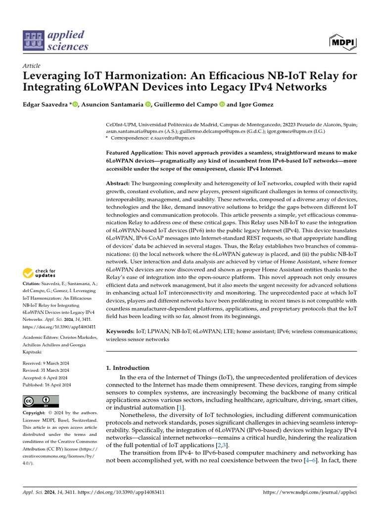 Leveraging iot harmonization an efficacious nb iot pdf internet of