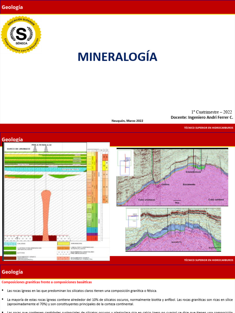 Composición y tipos de rocas ígneas | PDF | Magma | Roca ígnea