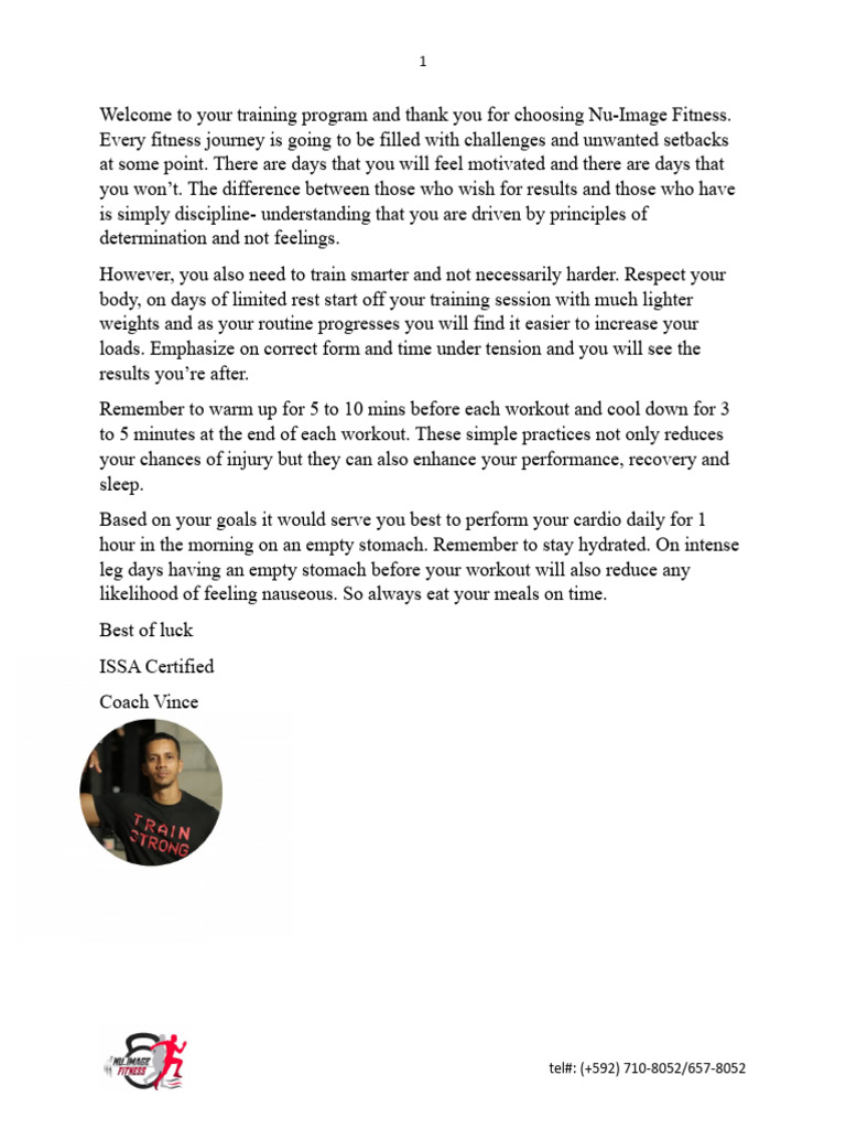 Body Weight And Dumbbells Training Pdf Strength Training Physical