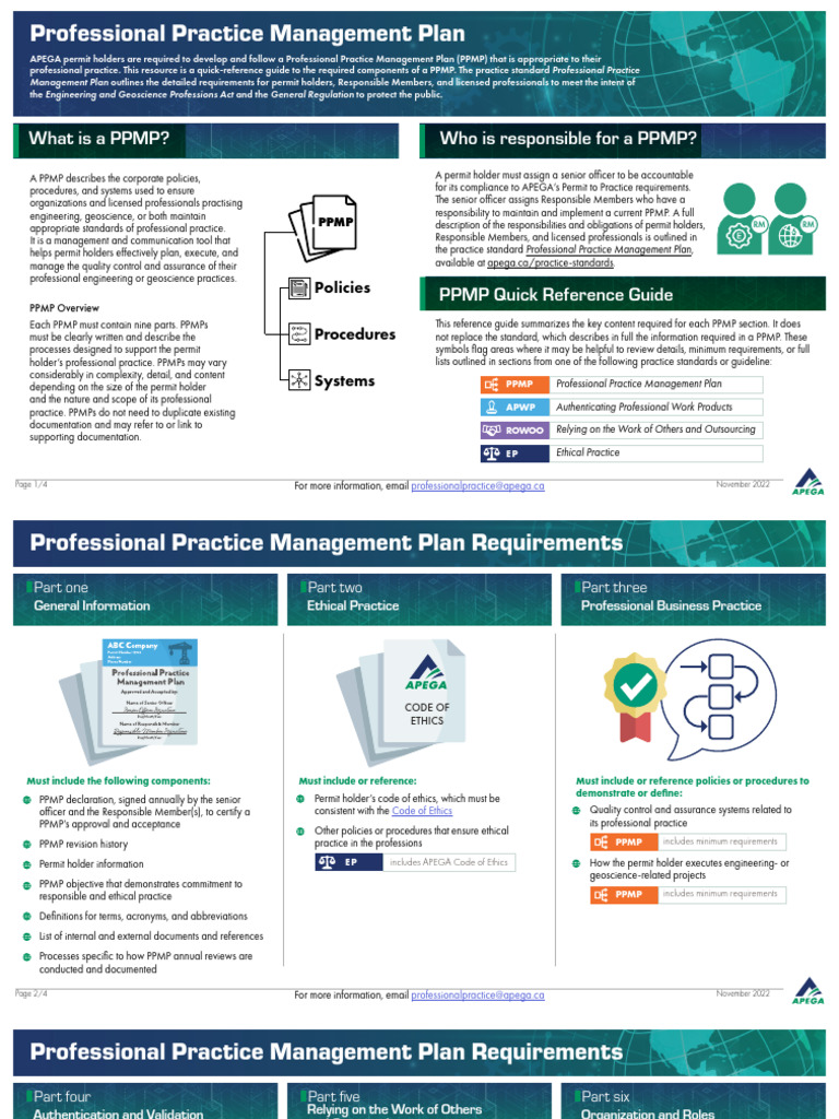 APEGA PPMP Infographic Nov 2022 | PDF | Information | Policy