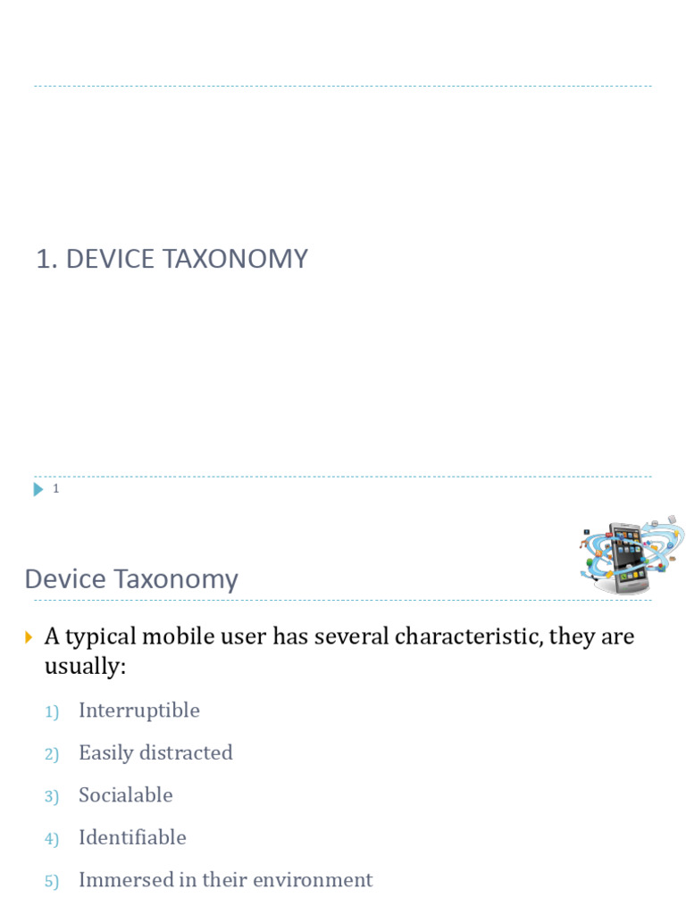 Mobile Device Taxonomy Explained | PDF | Mobile Device | Tablet Computer