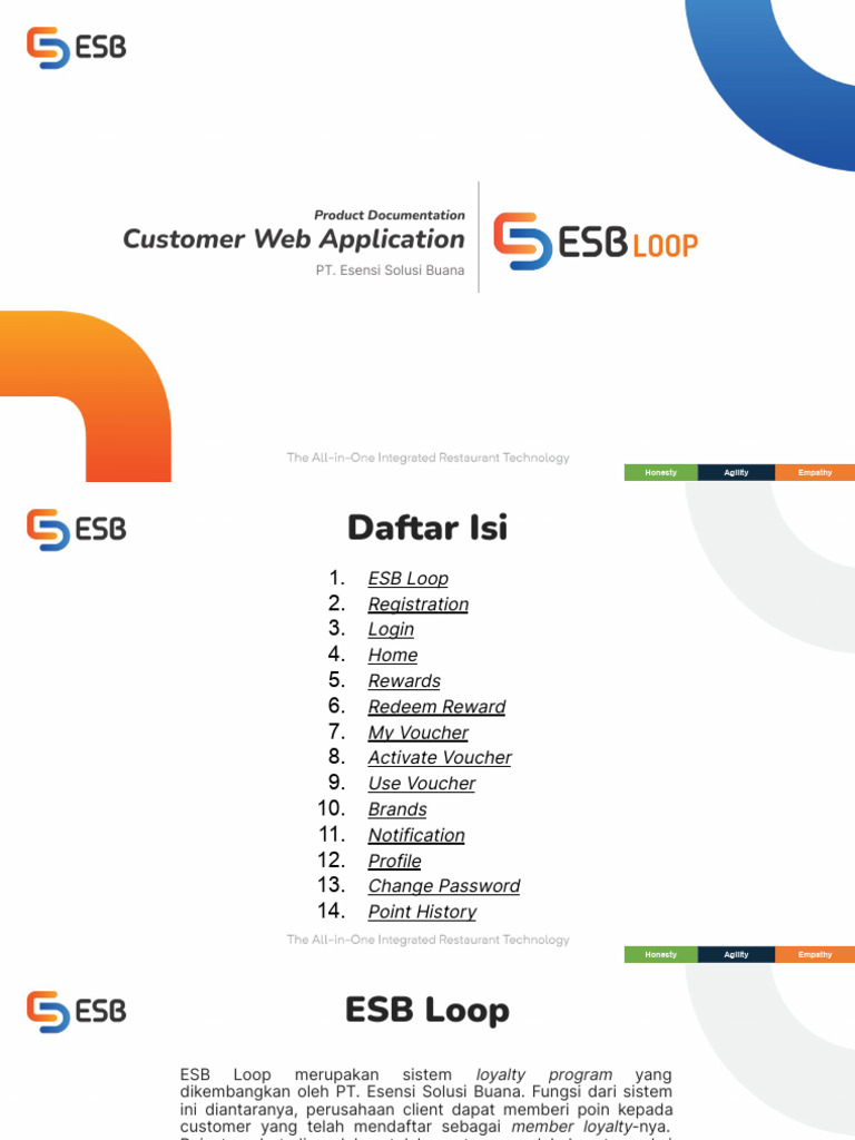 Sistem Loyalty ESB Loop untuk Customer | PDF | Pengelolaan Keuangan ...
