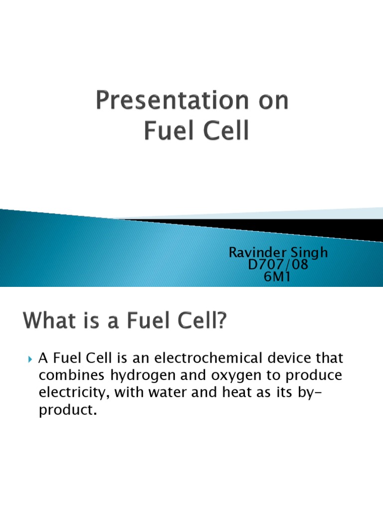 Ravinder Singh D707/08 6M1 PDF Fuel Cell Energy Storage