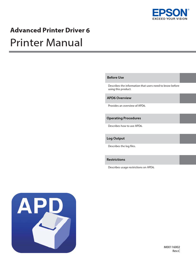 APD6 Printer en RevC | PDF | Barcode | Typefaces
