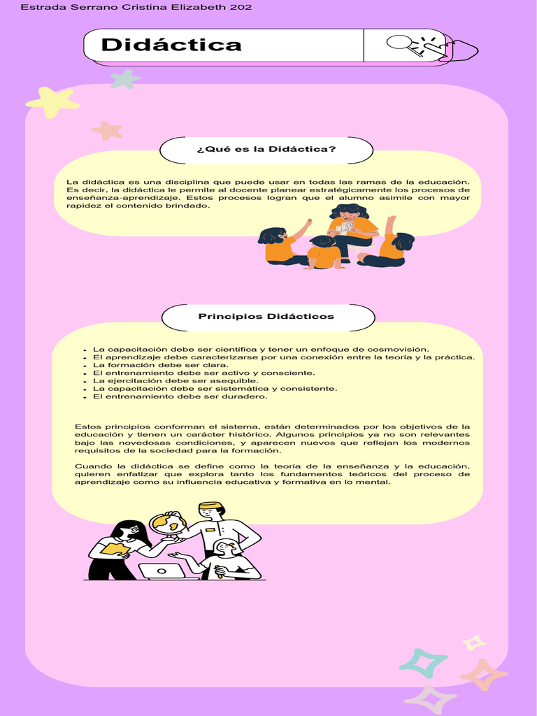 Principios Clave de la Didáctica Educativa | PDF | Enseñando | Aprendizaje