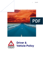 Generic Driver Vehicle Policy