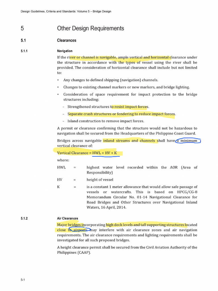 DPWH Design Guidelines: Bridge Design Volume 5 | PDF | Prestressed ...