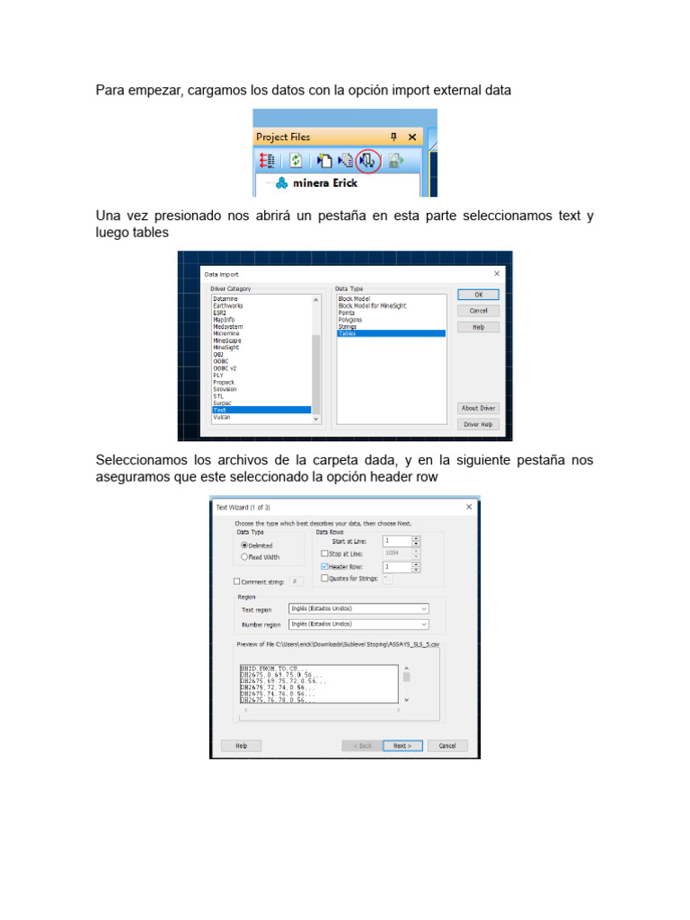 Guia Paso A Paso Datamine | PDF | Métodos y materiales de enseñanza