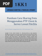 Download Panduan Cara Sharing Data Menggunakan FTP Client  Server Lewat FileZila by 1kkyadministrator SN74358491 doc pdf