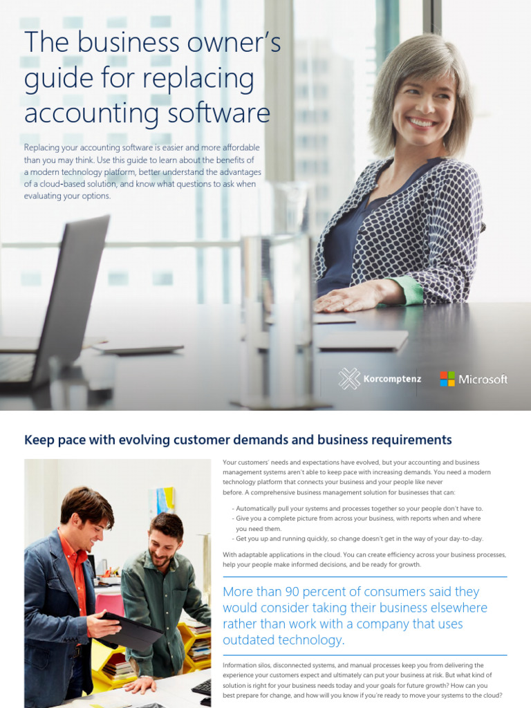 Business Owner's Guide to Accounting Software Replacement | PDF ...