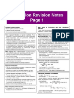 Protection Revision Notes Overview