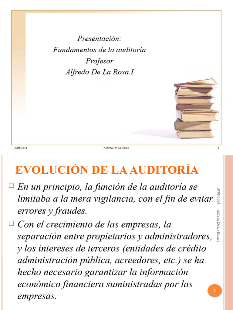 Fundamentos De La Auditoria Pdf Auditoría Contralor