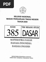 Download dasar 385 snmptn 2009 by joghankanyiu SN74360082 doc pdf