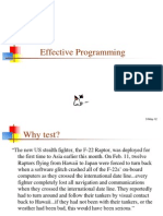 34 Effective Programming