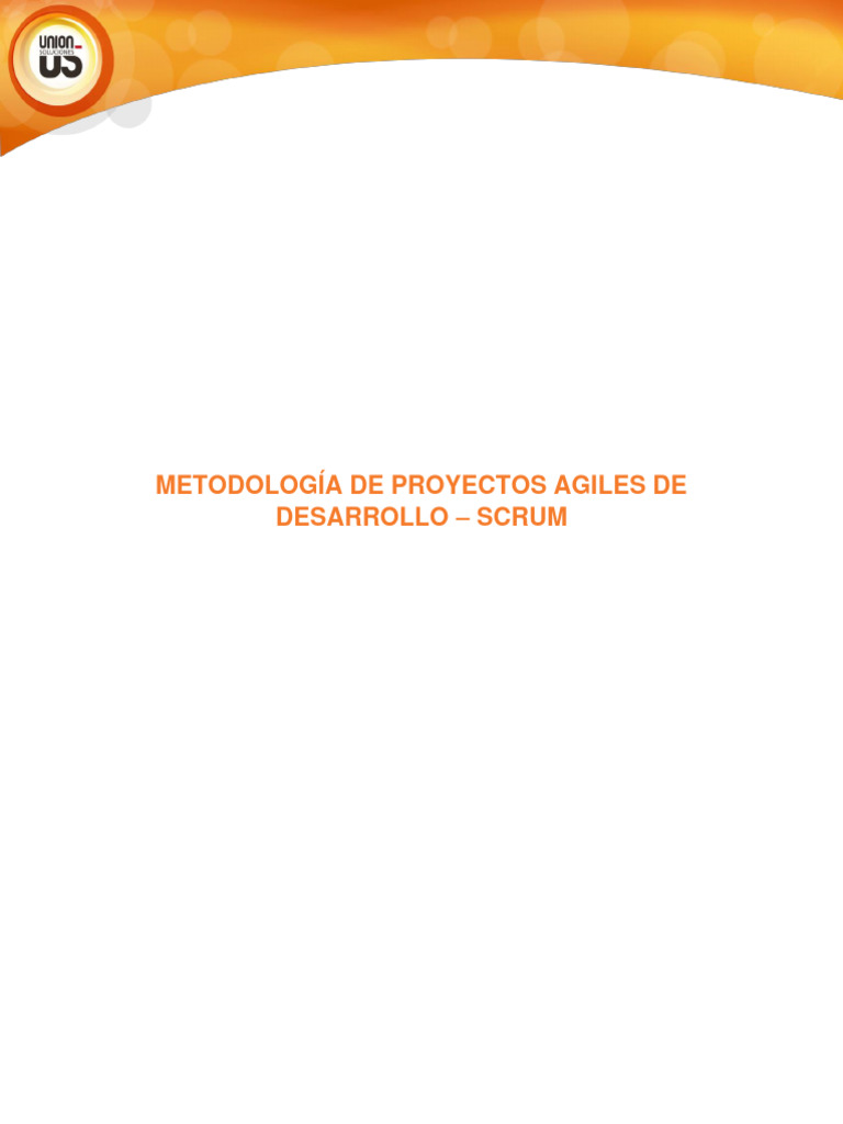 Metodología Scrum para Proyectos Ágiles | PDF | Scrum (desarrollo de ...