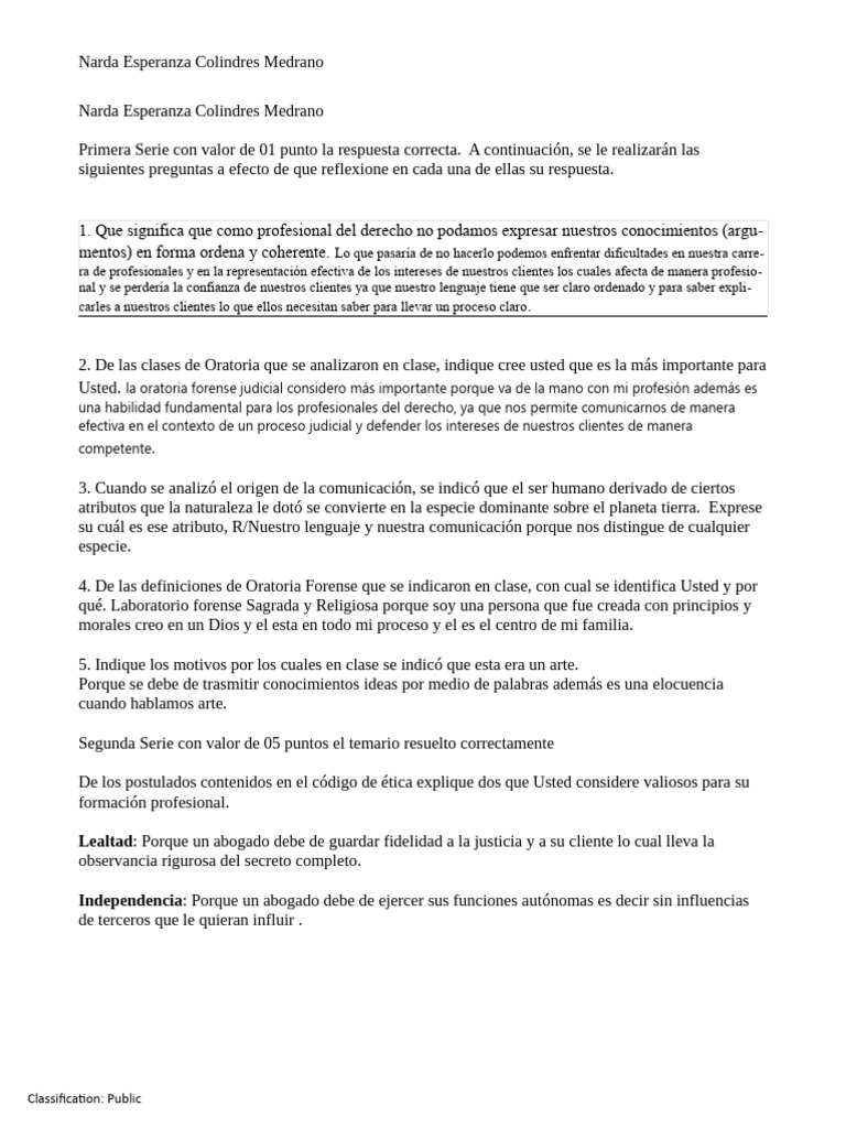 Importancia de la Oratoria en Derecho | PDF | Hablar en público | Abogado
