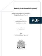 Analysis of Indian Corporate Financing Reporting with annual report ranking