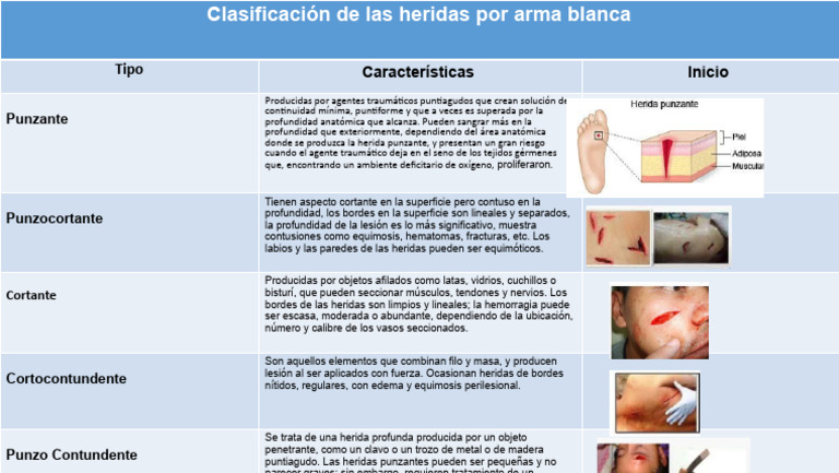 Heridas Por Arma Blanca | PDF