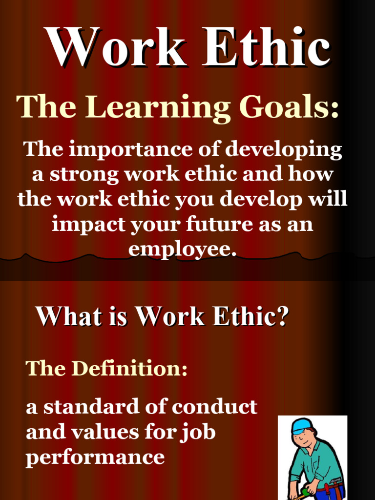 Building a Strong Work Ethic | PDF | Employment | Leadership