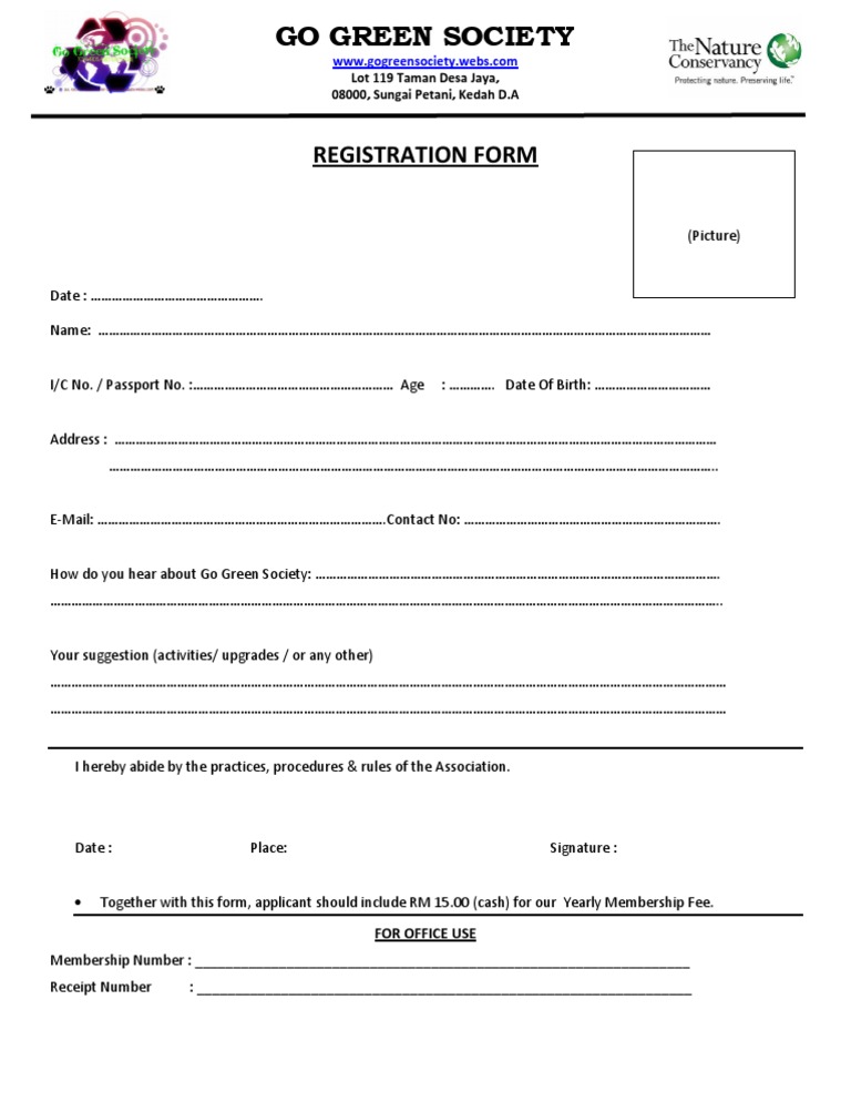 Registration Form | PDF