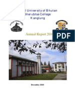Sherubtse Annual Report 2010