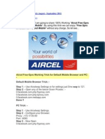 Aircel Free Gprs Trick August
