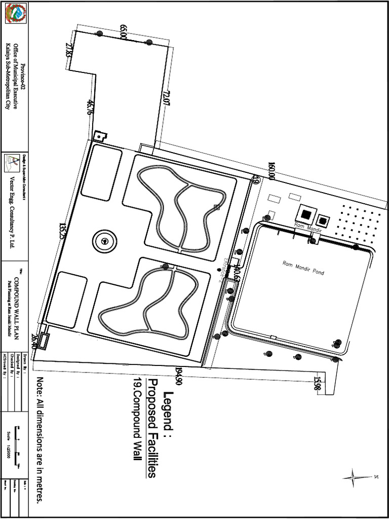 Compound Wall Plan | PDF