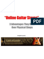 Online Guitar Stores - 3 Advantages They Have Over Physical Shops