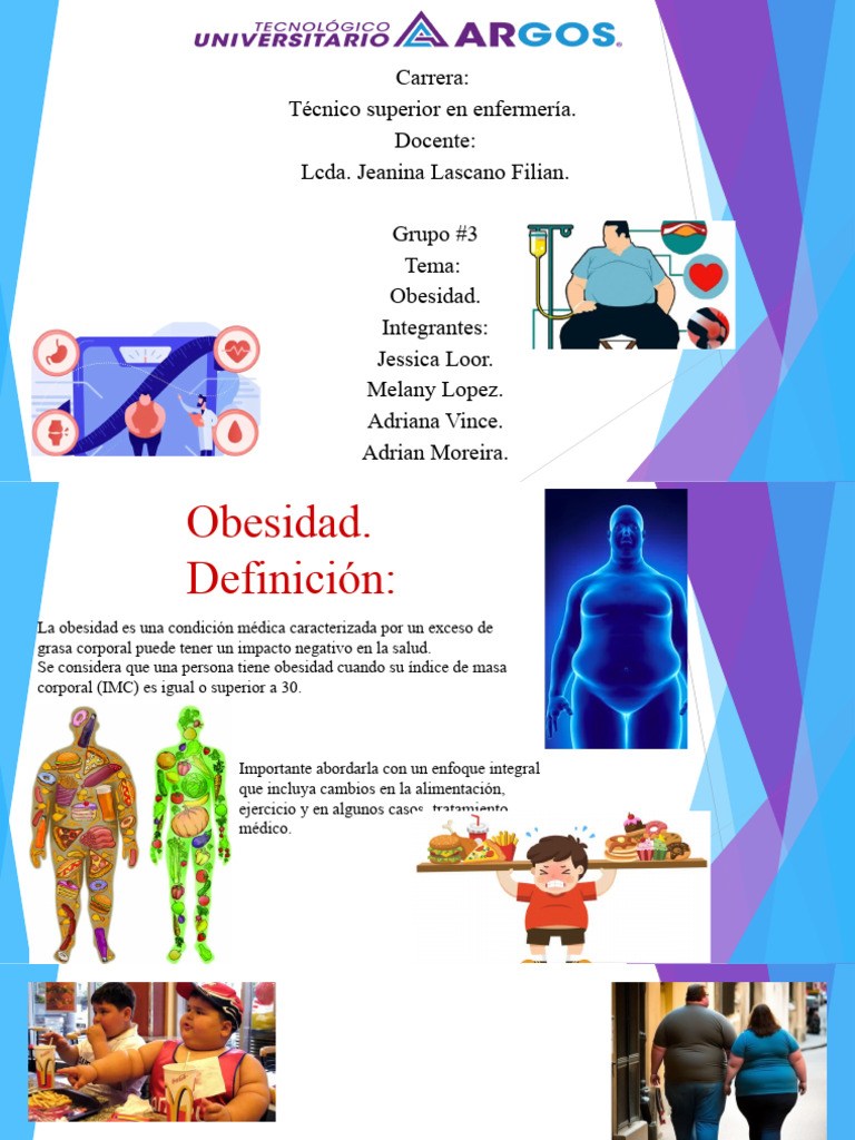 Obesidad: Impacto y Tratamientos Efectivos | PDF | Obesidad | Pérdida ...
