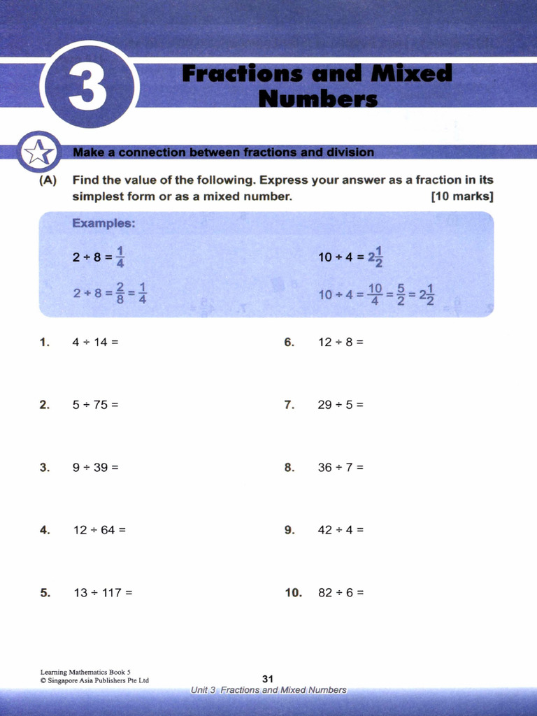 G5 Fractions Multiply | PDF