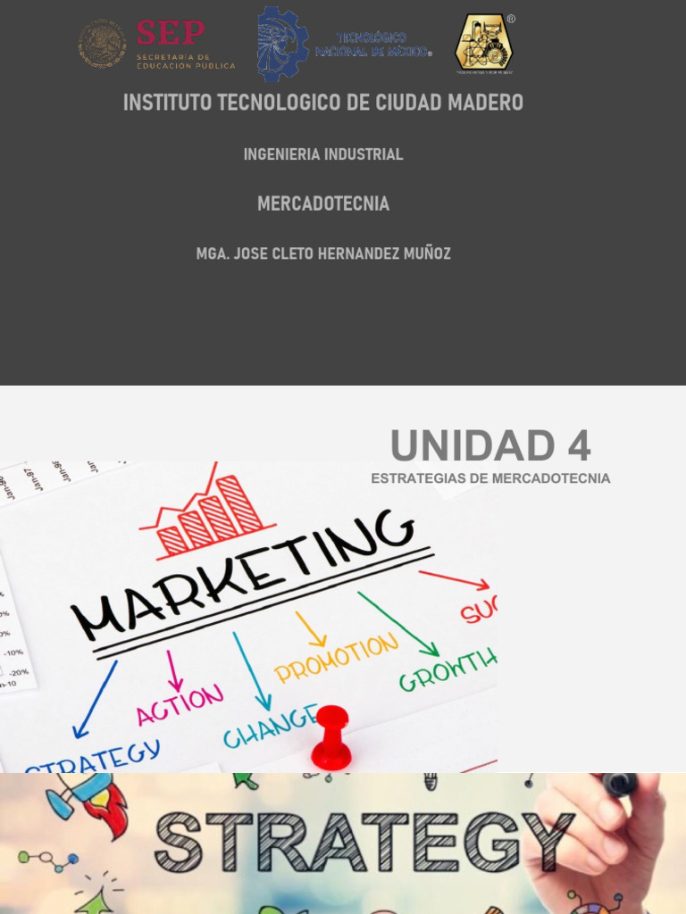 Unidad 4 Estrategias de Mercadotecnia | PDF | Marketing | Oferta y demanda