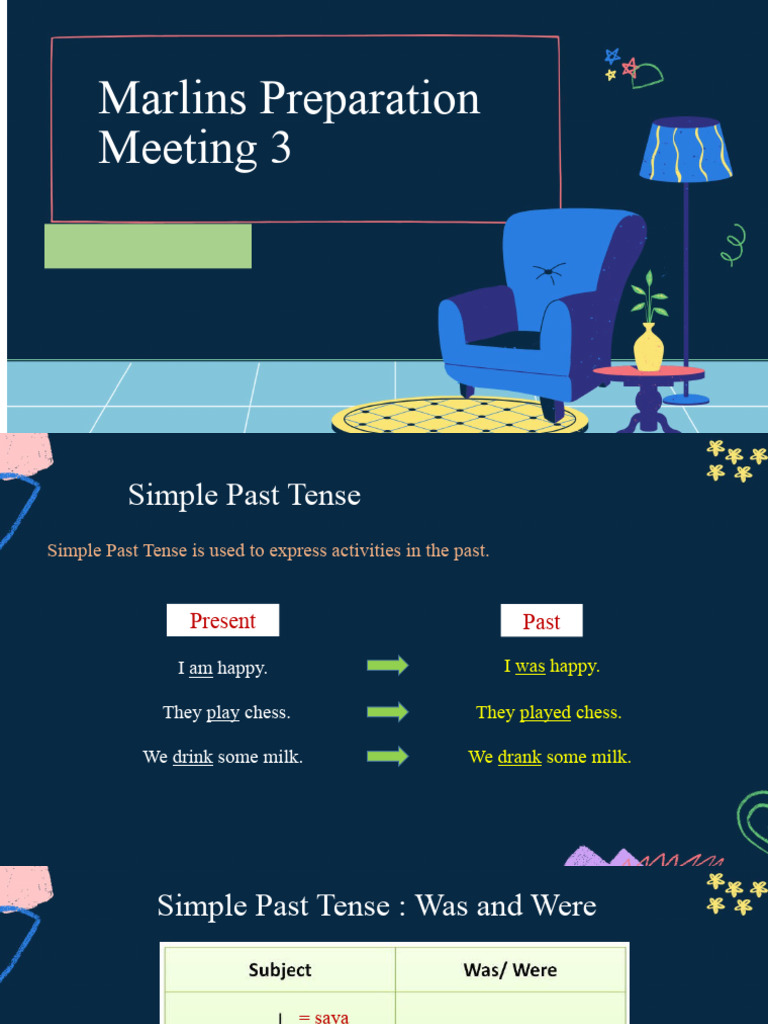 Simple Past & Simple Present | PDF | Linguistics | Language Mechanics