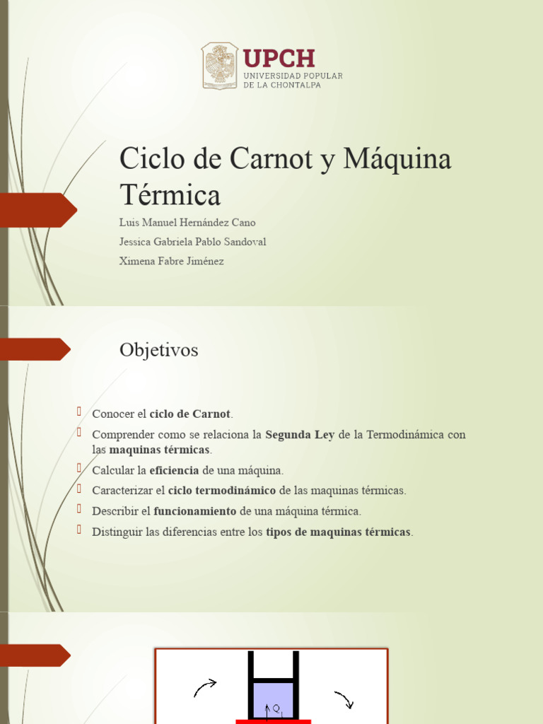 Ciclo de Carnot y Máquina Térmica | Descargar gratis PDF ...