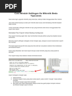 Cara Backup dan Export Mikrotik | PDF