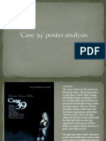 Case 39’ poster analysis