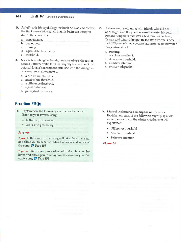 MYERS Psychology For The AP Course - 201-300 | PDF